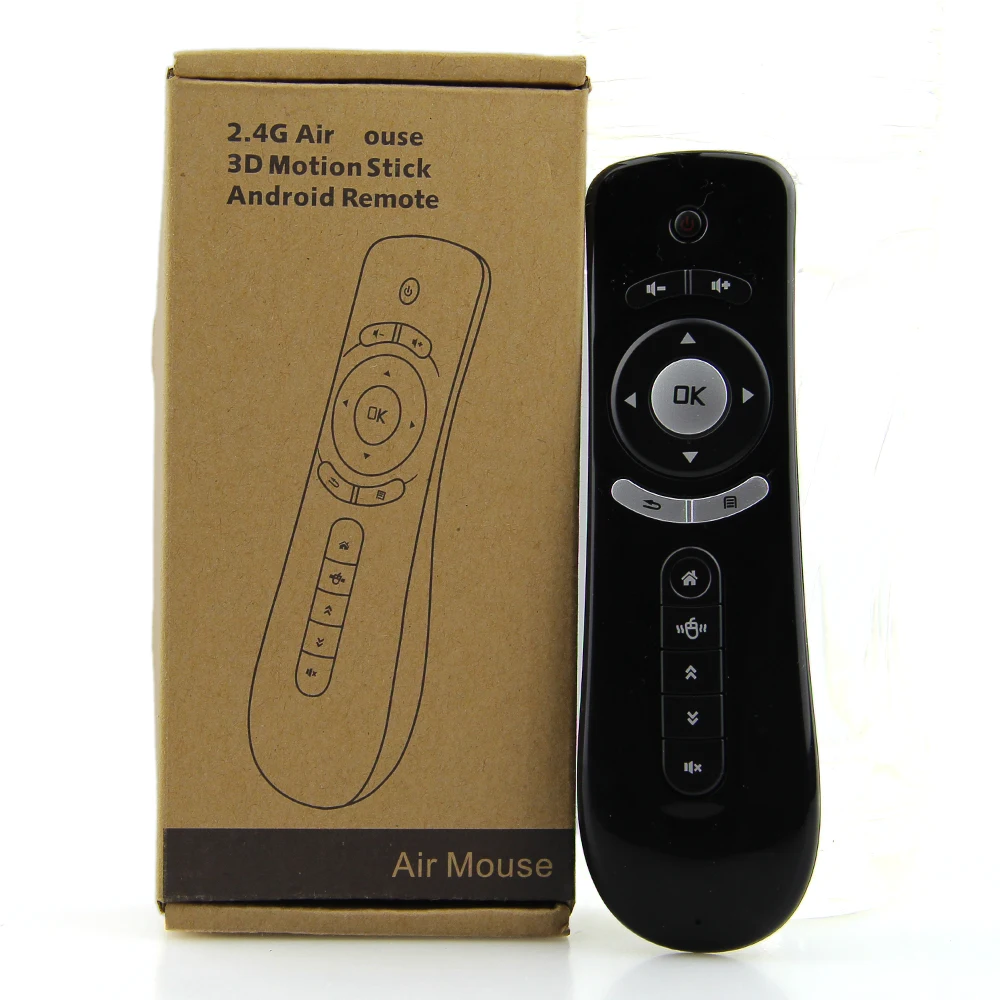 Fly Air Mouse T2 2 4G USB Беспроводная мини клавиатура с гироскопом для Android TV Box ИК пульт