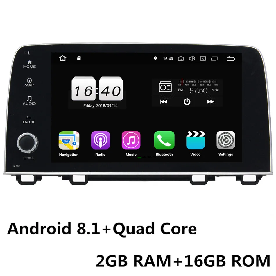 Android 8.1 x 4Core " ips Восьмиядерный 4G wifi Android 8,1 4 Гб ОЗУ 64 Гб ПЗУ RDS BT автомобильный DVD мультимедийный плеер Радио стерео для Honda CRV CR-V - Цвет: Android 8.1 x 4Core