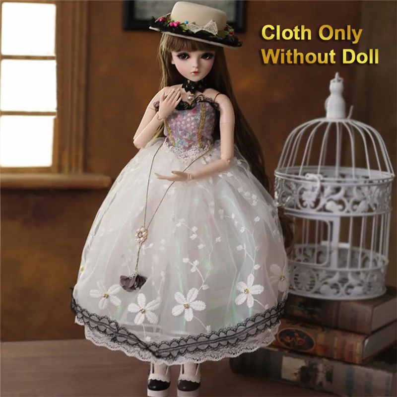 2 1/3 Кукольное свадебное платье для BJD 60 см куклы игрушки 18 шаров шарнир Кукла западный стиль платье принцессы длинное платье куклы аксессуары - Цвет: 2