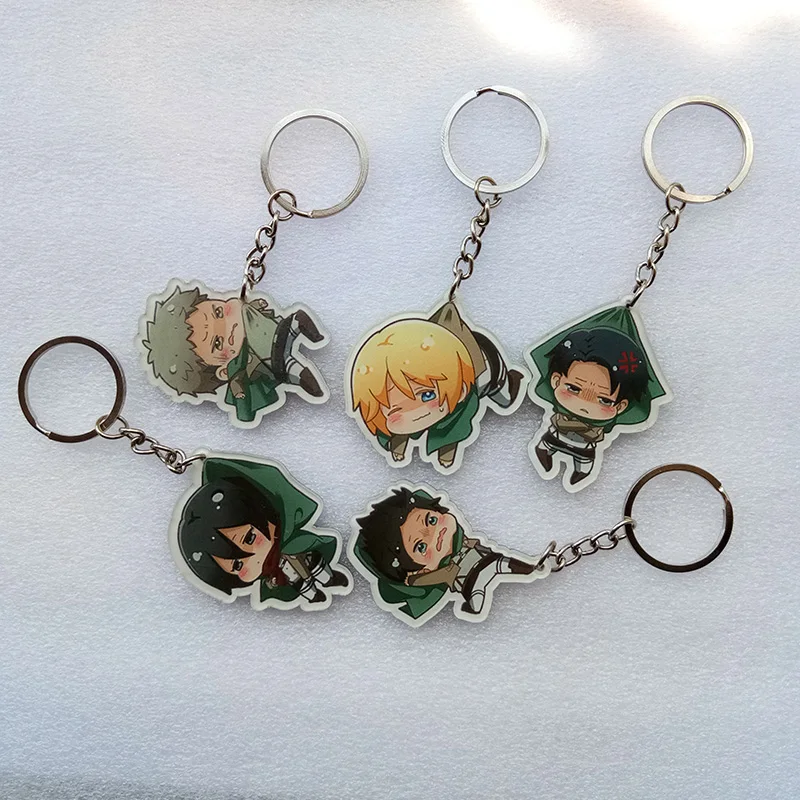 Брелок для ключей из аниме атака на Титанов фигурка Эрена джагера шоги кузинь сон