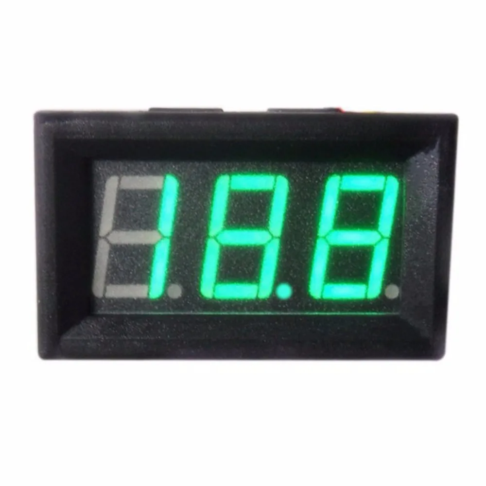 Цифровой вольтметр 2 провода 0 56 дюйма 4 5 30 в|led voltmeter|digital voltmeterpanel meter |