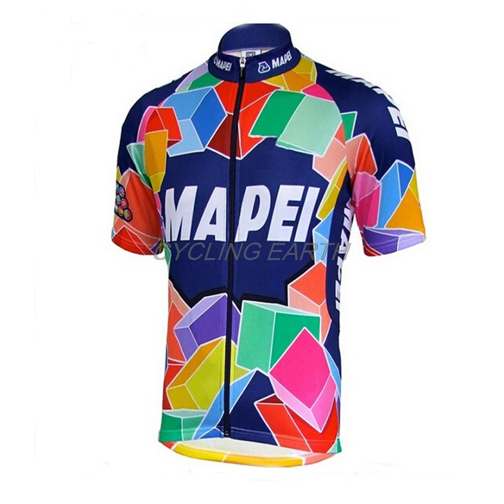 MAPEI Лето Велоспорт Джерси Мужчины с коротким рукавом костюм комплект одежды комбинезон шорты велосипед рубашка дышащая спортивная одежда