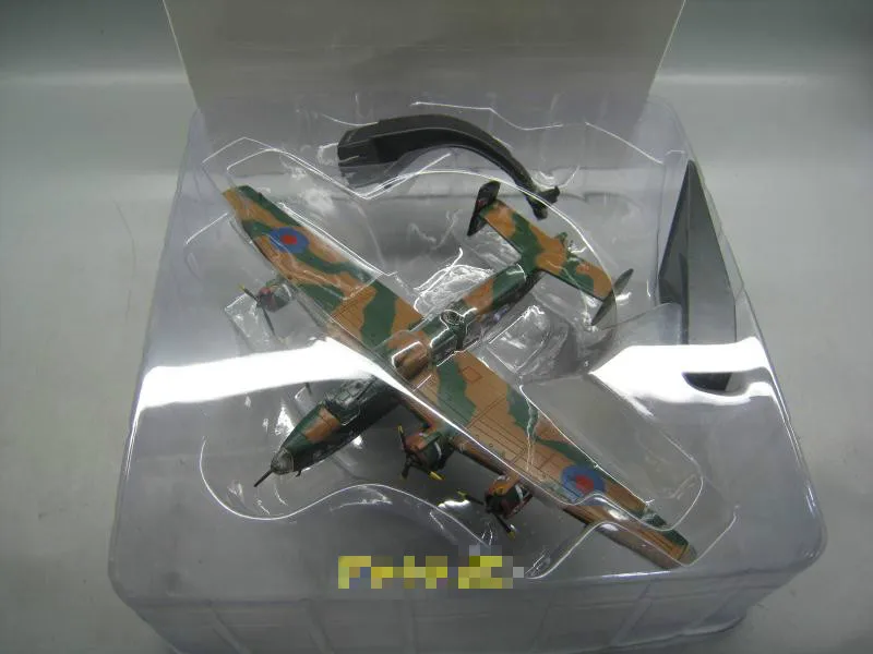 AMER 1/144 масштаб королевская воздушная сила 1944 Handley Page Halifax тяжелый бомбер литой металлический самолет модель игрушка для коллекции, подарок, дети