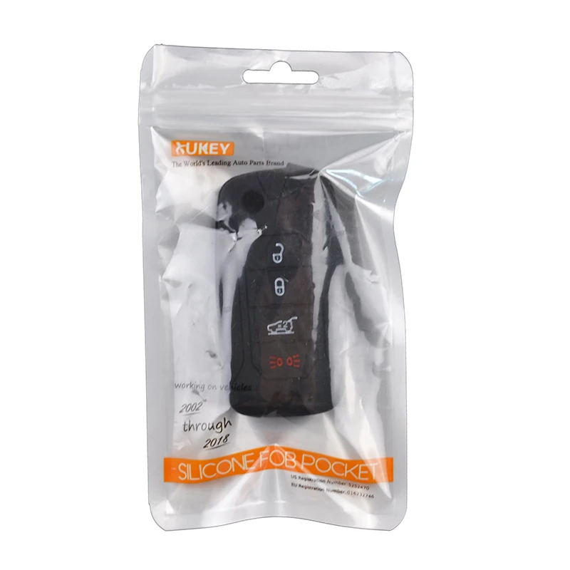 4 кнопки силиконовый Автомобильный Брелок дистанционного управления с ключом