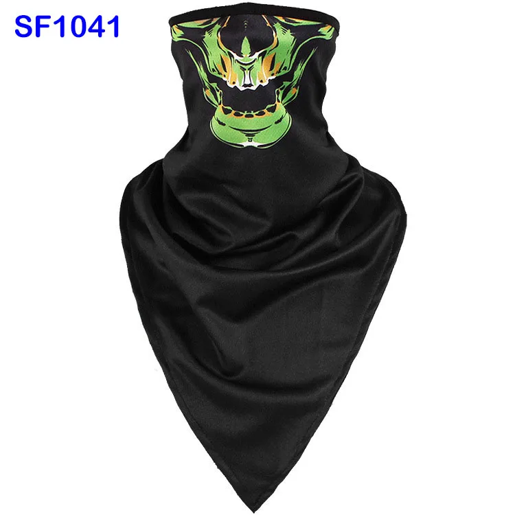 WildSurfer плюс треугольные Braga Cuello походные шарфы для верховой езды дышащие полулицевые маски черепа велосипедная Лыжная бандана для рыбалки FJ37