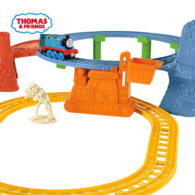 

Original Thomas and Friends Dinosaur Track Model Diecast Cars Train Kids Plastic Metal Boys Toys for Children Juguetes
