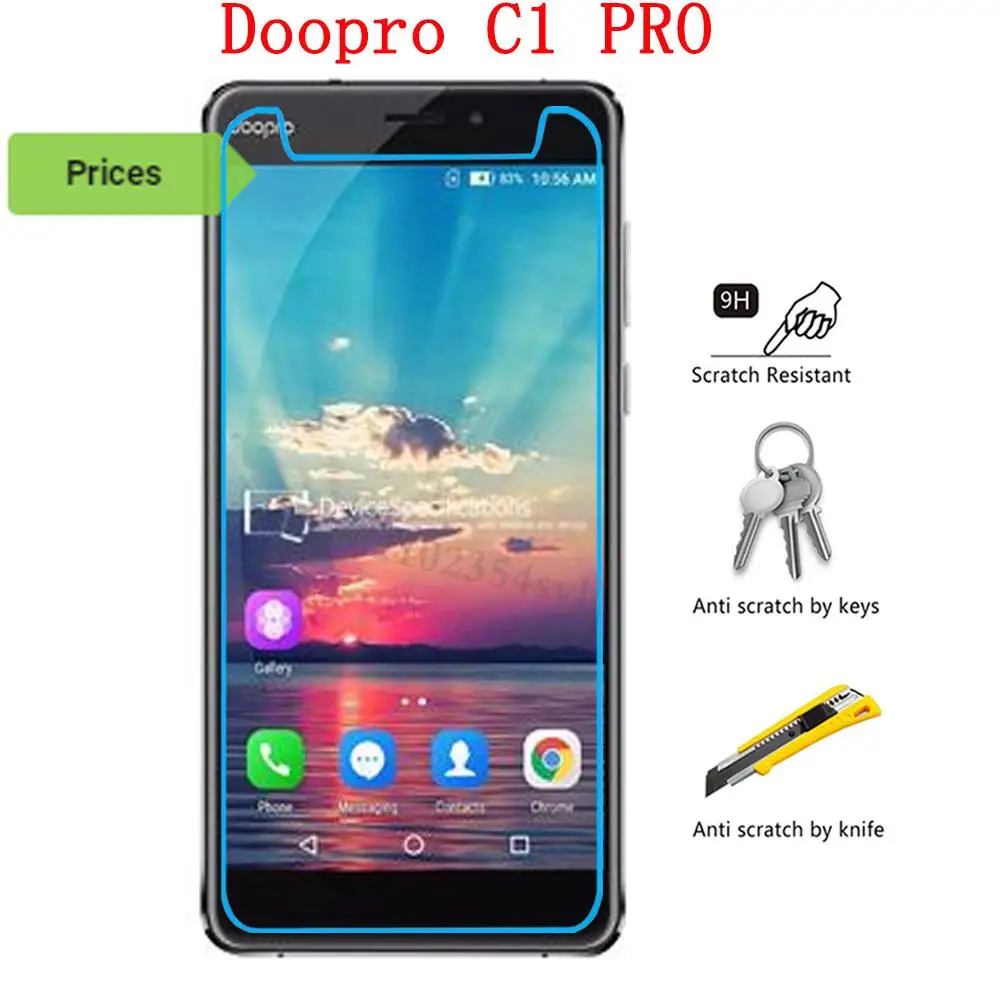 Ультратонкое закаленное стекло для Doopro C1 P2 P3 P4 P5 Pro закаленная защитная пленка