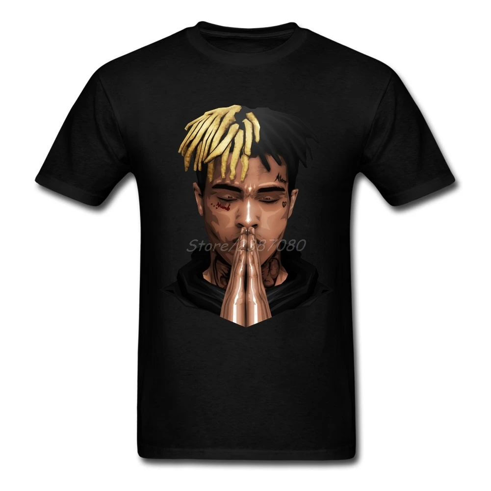 Футболка Rapper XXXTentacion с коротким рукавом брендовая одежда хип-хоп Мужская парень