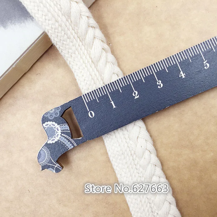 Экологически чистая мерсеризованная хлопковая L образная Новая модная декоративная ленточная веревка