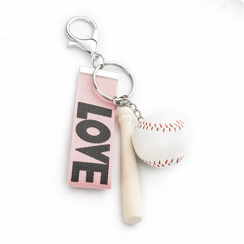 2019 Fashion Jewelry Cute Korea Creative Gift Mini Baseball Pendant Keychain Promotional Gifts |