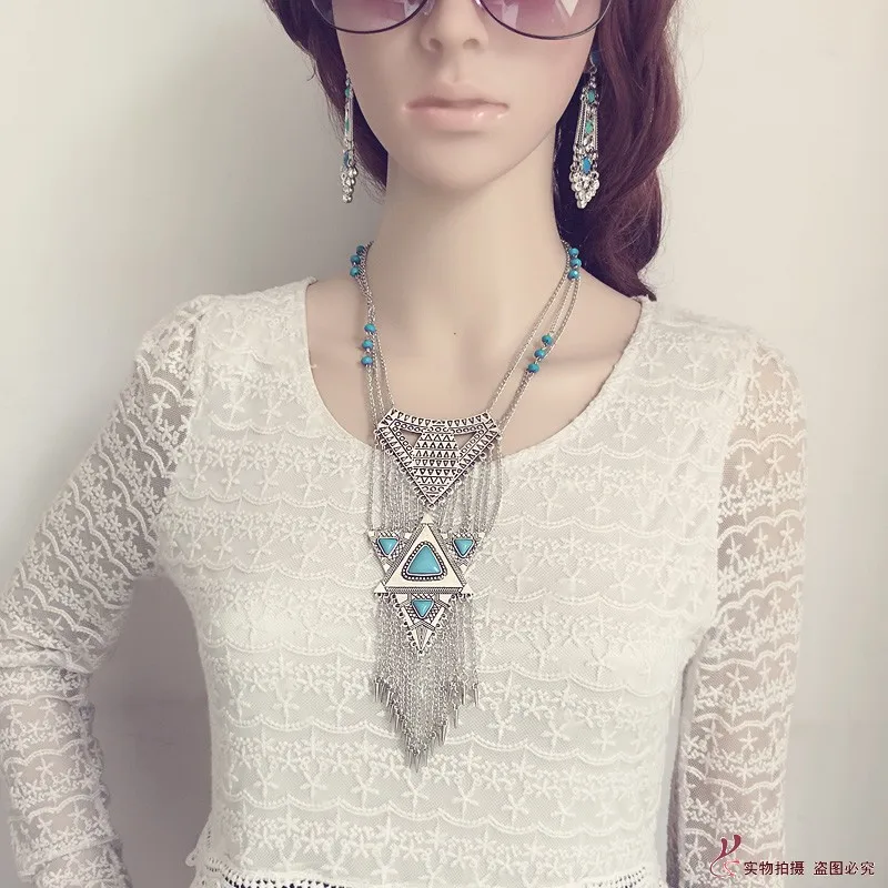 Женское Ожерелье в европейском и американском ретро стиле богемном египетском