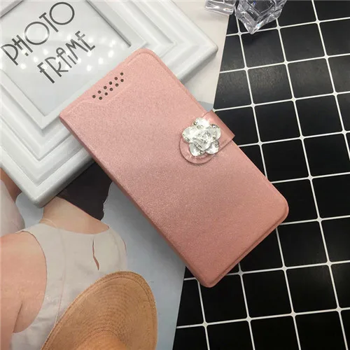 Gold Camellia Винтажный чехол из искусственной кожи для huawei Y5 II Y5II 2 Honor 5A LYO-L21 CUN-U29 Роскошный кошелек с откидной крышкой для телефона - Цвет: Gold Camellia