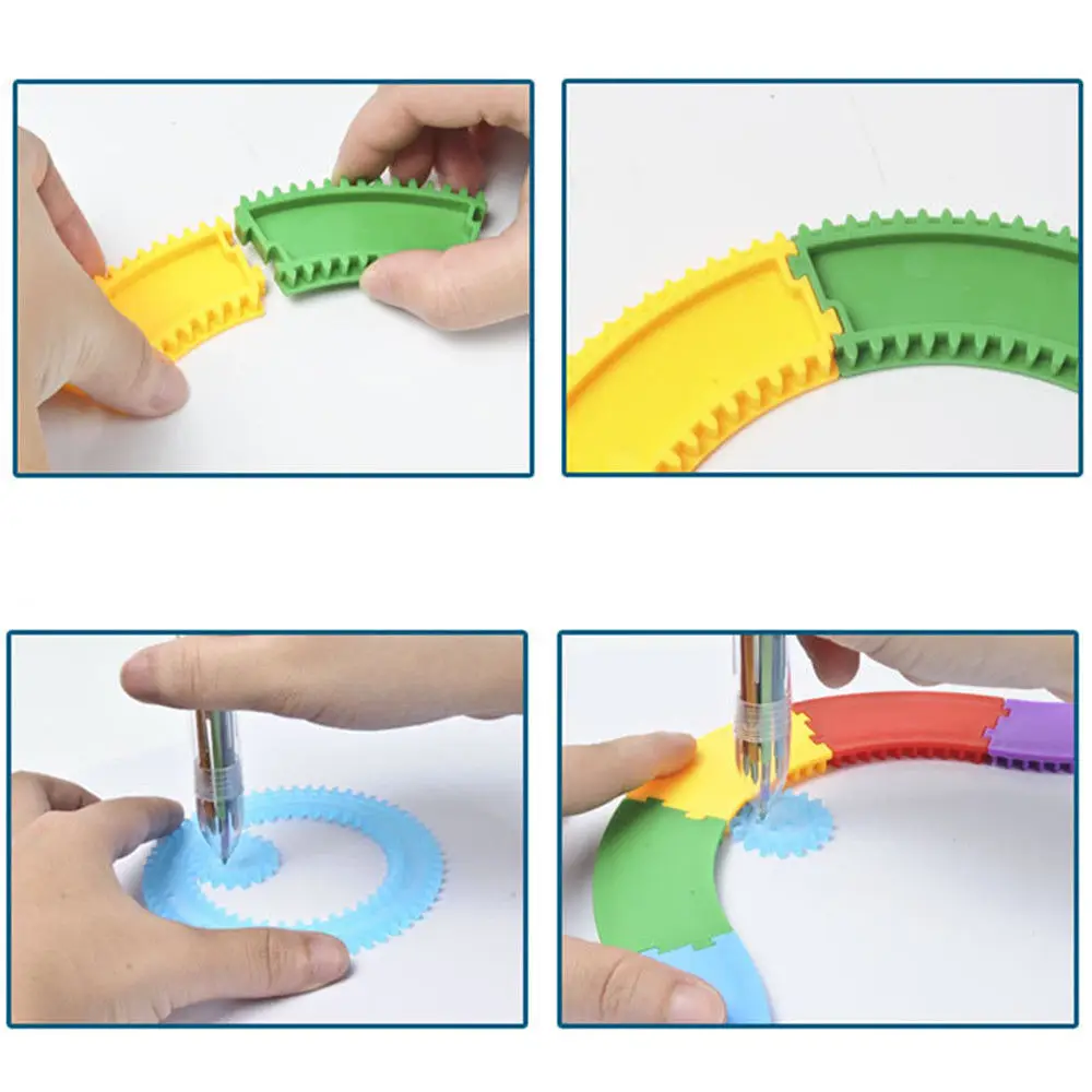 Спирограф Набор для рисования дизайн детские игрушки Делюкс Геометрическая