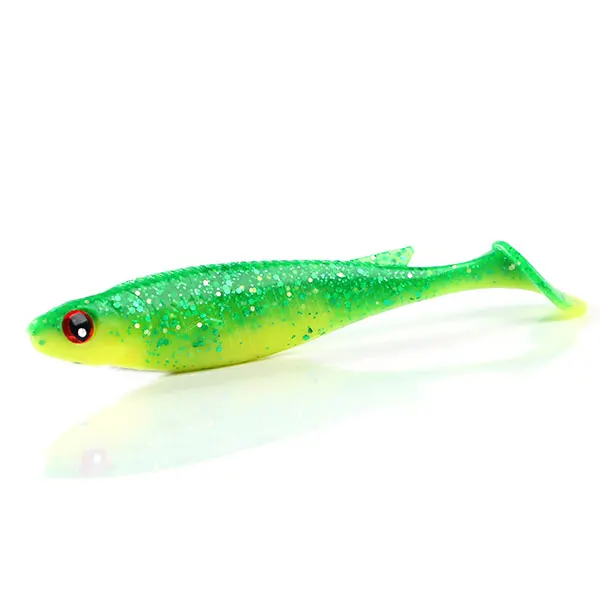 Рыболовные приманки Swing Impact Swimbait, 100 мм/8 г, 5 шт./лот, мягкие приманки, мягкие приманки для рыбалки, приманки для окуня, двойные цвета - Цвет: 003