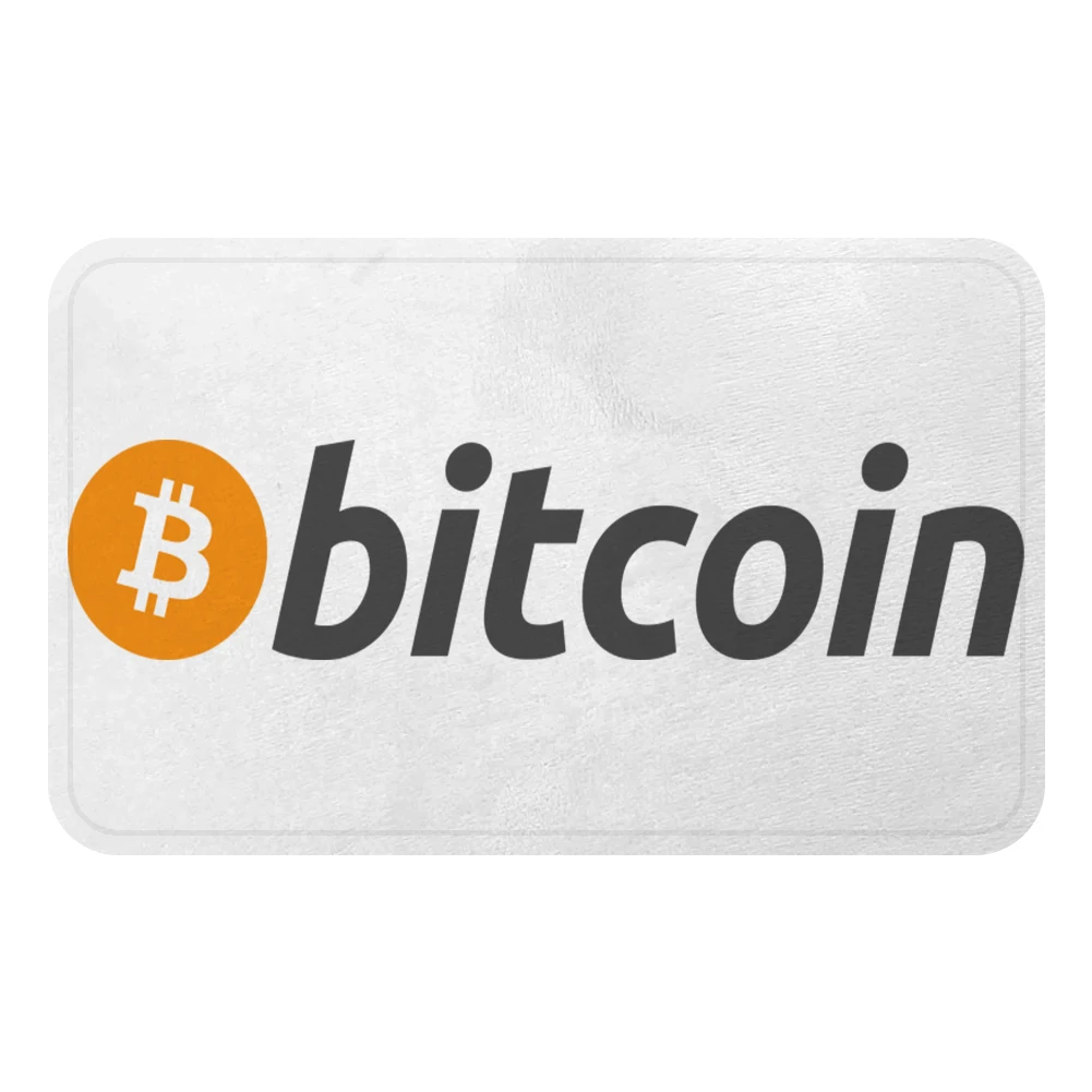 Cryptocurrency значки логотипы коврик для ванной кухонный Противоскользящие коврики