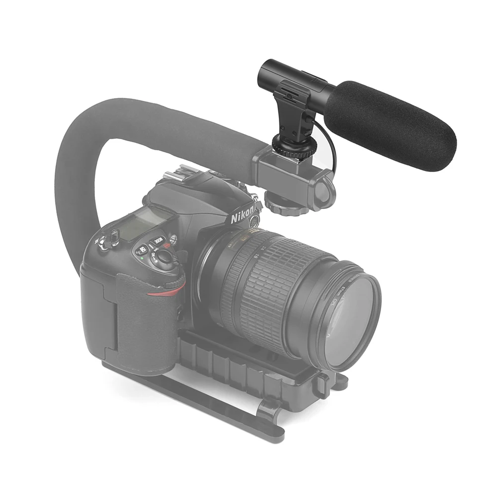 SHOOT 3,5 мм стерео камера Микрофон для Canon Nikon sony DSLR камера Vlogging фотография цифровой видео Запись микрофон