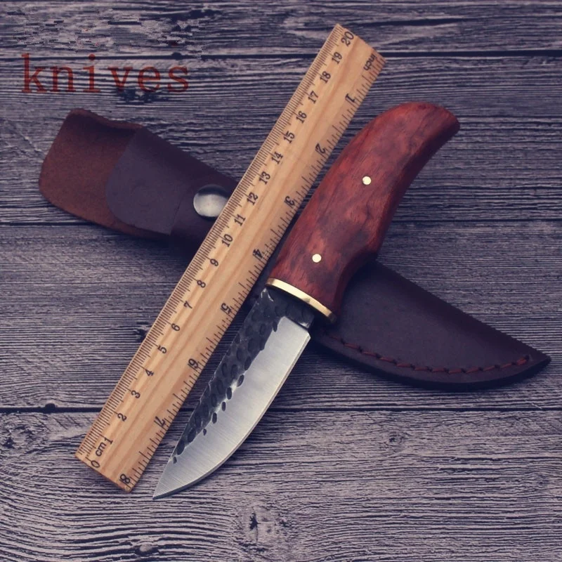 Top Quality Fixed Blade Hunting Knife Outdoor Survival Camping High Carbon Steel Tactical Pocket | Инструменты