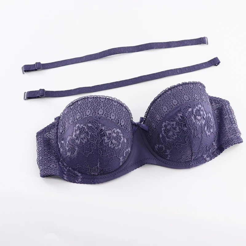 Beauwear, бюстгальтер на половину чашки для женщин, сексуальный кружевной бюстгальтер, пуш-ап, бюстгальтеры для девушек, глубокий v-образный вырез, чашка C, нижнее белье с вышивкой, нижнее белье, Bh