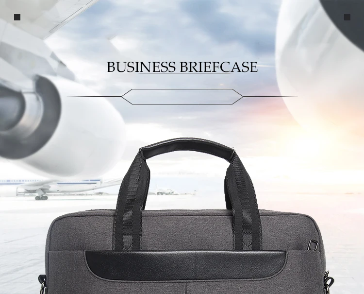 Business Men Briefcase 14 inch Laptop Handbag Casual Men& Women Messenger Bag Business Tote for Document Office Bag Portable
