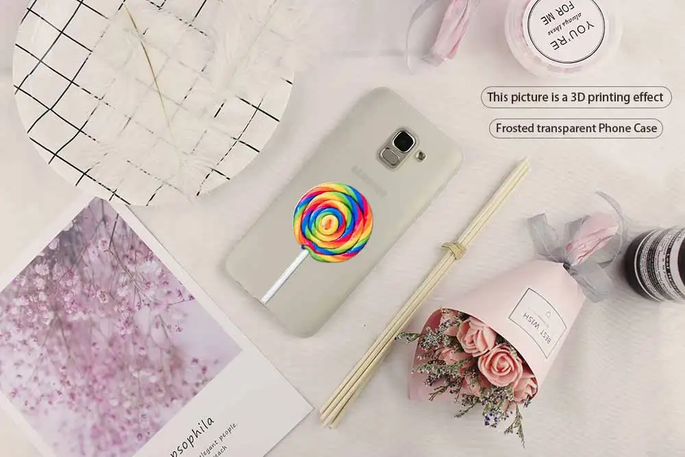 Fruit sugar ice strawberry For Phone Case Samsung Galaxy j6 J8 J7 J5 J3 J4 Plus 2018 2017 2016 J610 Prime Soft Silicone Coque | Мобильные