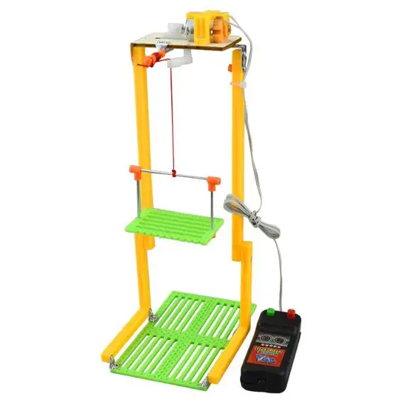 

DIYRemote Control Physical Equipment Crane Lifts Elevator Model Science Invention Experiment Creativity Toy Model Accessories