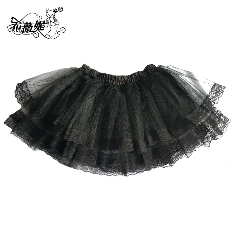 Детская многослойная Тюлевая балетная танцевальная мини пачка подъюбник с