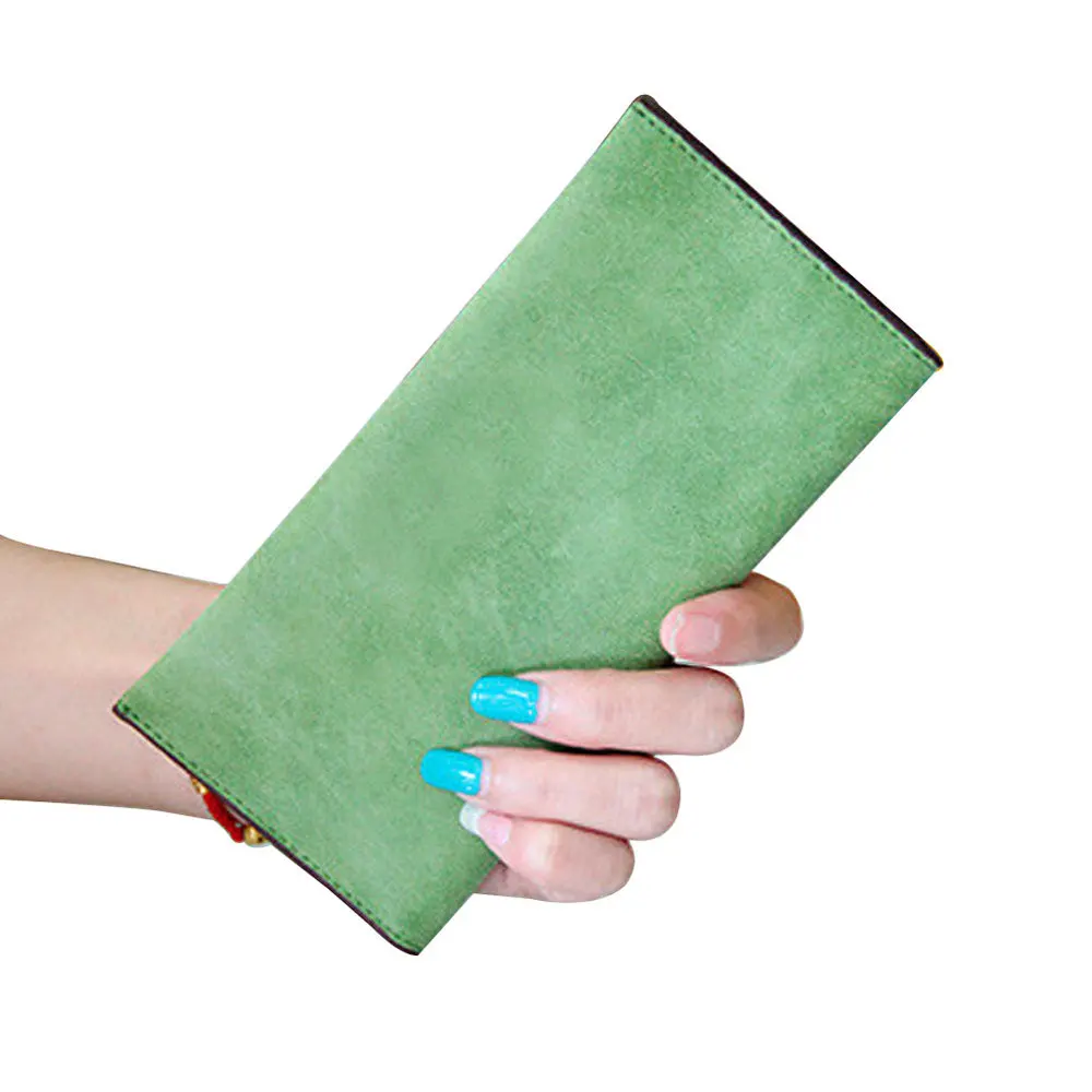 Рекомендуемый женский кошелек мягкие сумочки держатель для карт Дамский Длинный