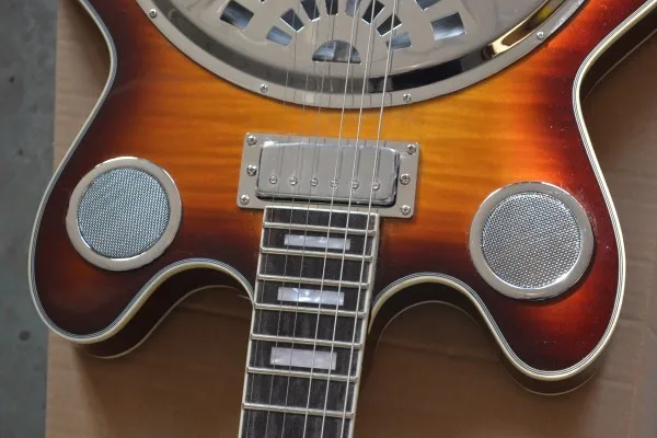 Hofner резонатор гитара Винтаж sunburst Китай электрогитара s