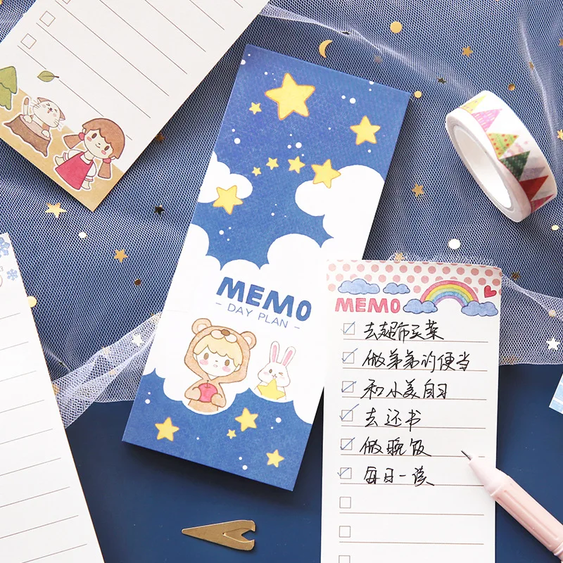 Kawaii Милая звезда фрукты Клубника блокнот слово Карманный книга ежедневник