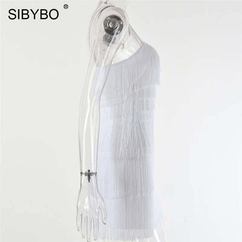 Женское платье для вечеринок Sibybo, на бретельках без рукавов мини юбка с открытой спиной, пляжная повседневная на лето