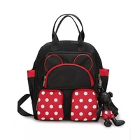 2019 new fashion womens mickey backpack high quality youth canvas backpack female student shoulder bag backpack mochila
