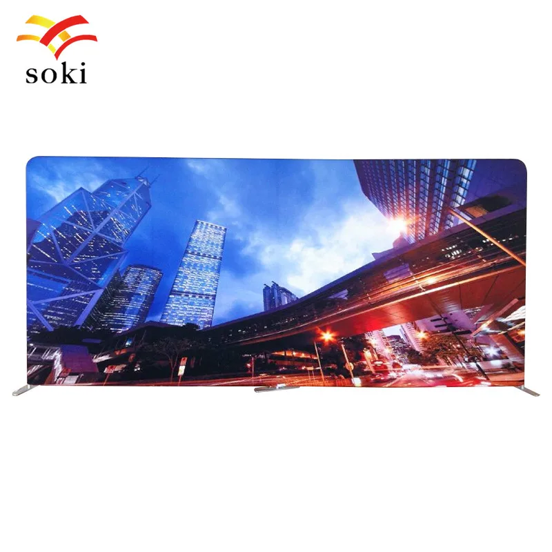 10 футов рекламная выставка портативная Натяжная ткань выставочный дисплей