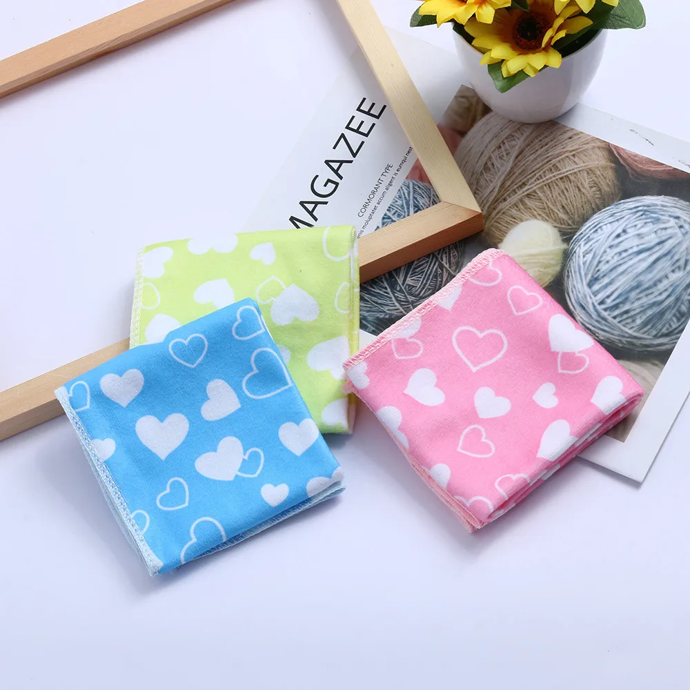 Мягкое Впитывающее детское полотенце из микрофибры для лица с принтом Прямая