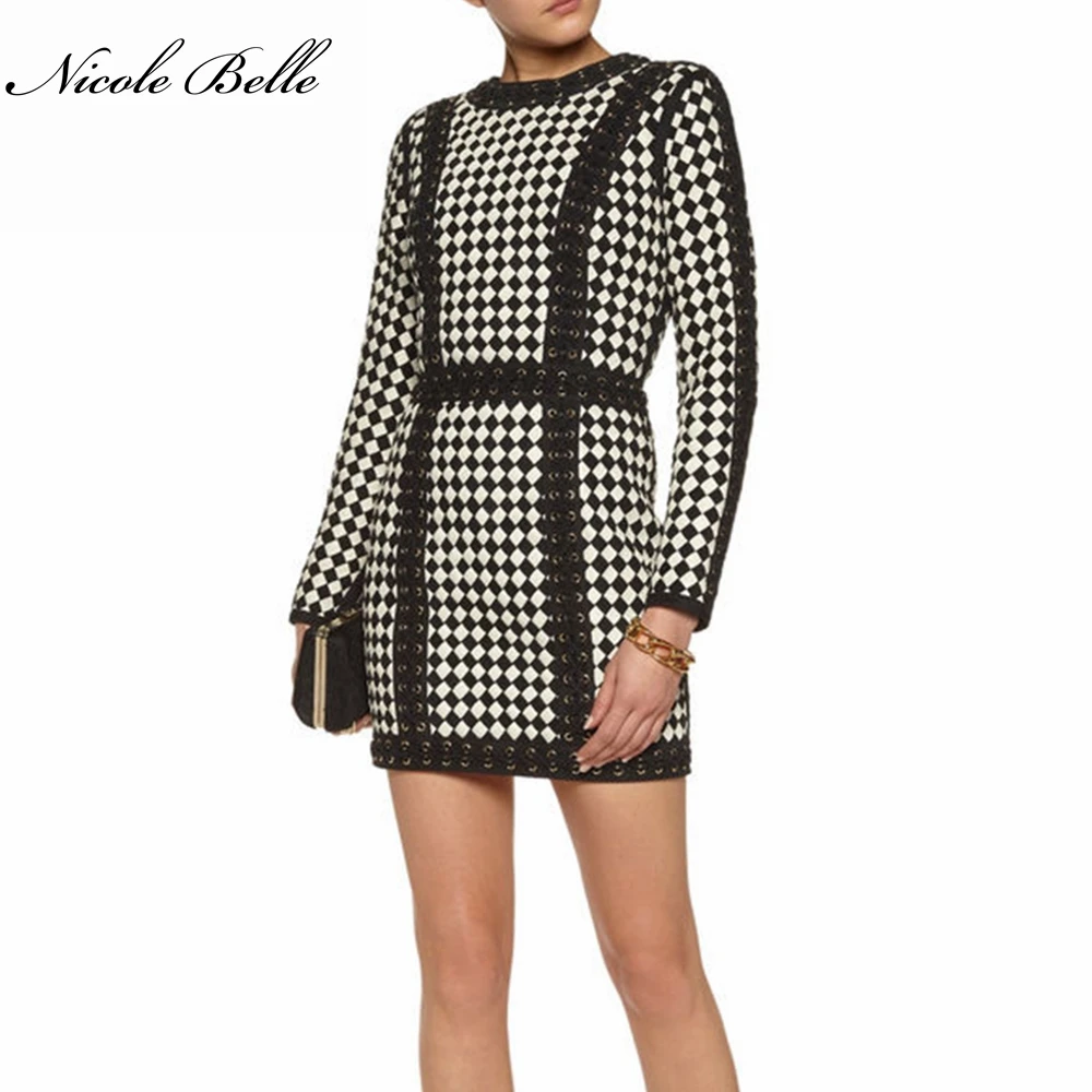 2017 г. Новые весенние модные пикантные с длинными рукавами Роскошный шеи