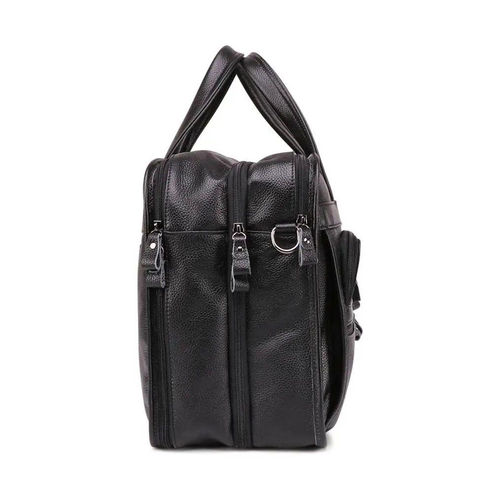 Мужской портфель из натуральной кожи винтажный ручной работы воловьей для