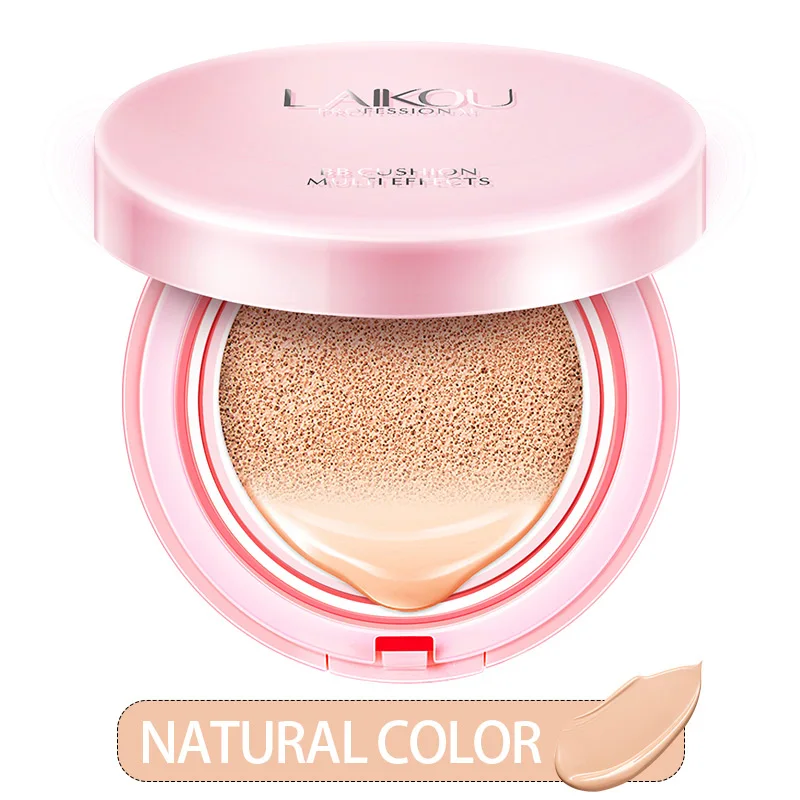 Бренд LAIKOU Air Cushion BB крем консилер макияж Корейская Косметика Голый макияж основа солнцезащитный крем увлажняющий CC изоляция - Цвет: NATURAL 15g