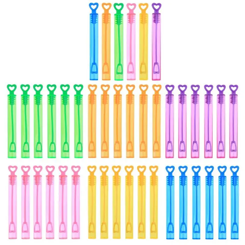 

6pcs/lot Muticolor Funny Empty Bubble Soap Bottles Kids Outdoor Bubble Maker Toys Home Party Birthday Wedding Decoration toy