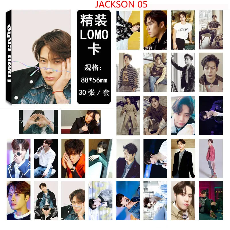 GOT7 JACKSON JB JINYOUNG SEOUL Concert Homemade Signature Card MINI-Card LOMO | Украшения и аксессуары