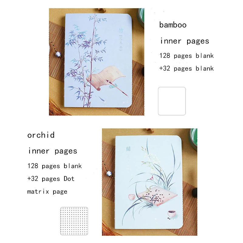 Блокнот бумажный планировщик Bullet Journal Agenda школьный дневник записная книжка календарь путешественники Китайский древний стиль художественное искусство