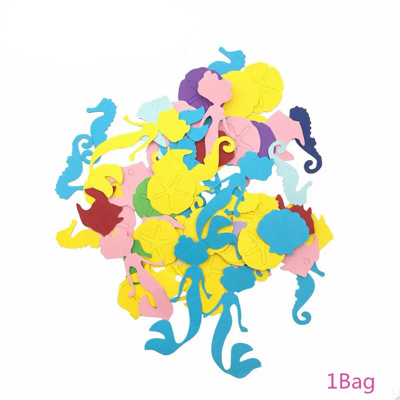 1Bag Chicinlife 10 шт./лот, реквизит для фотосессии с изображением русалки, дня рождения, вечеринки для девочек, сувениры для свадьбы, вечерние принадлежности для украшения - Цвет: 1Bag