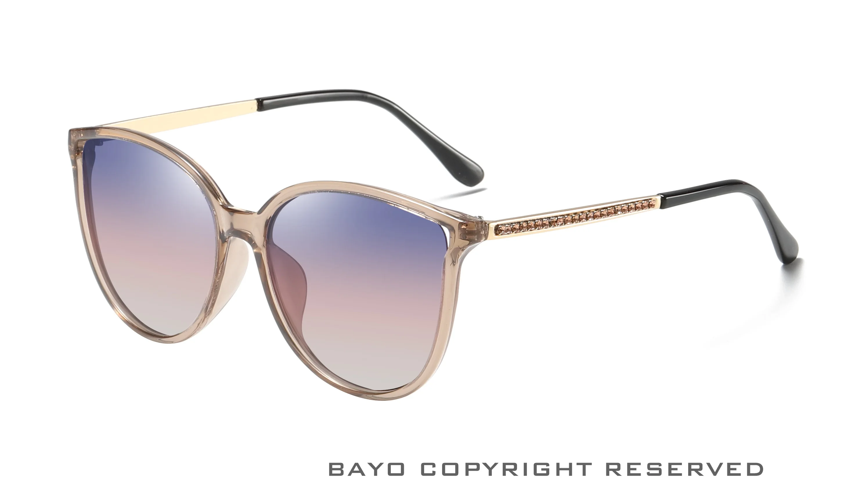 Женские Классические роскошные поляризованные солнцезащитные очки UV 400 новинка