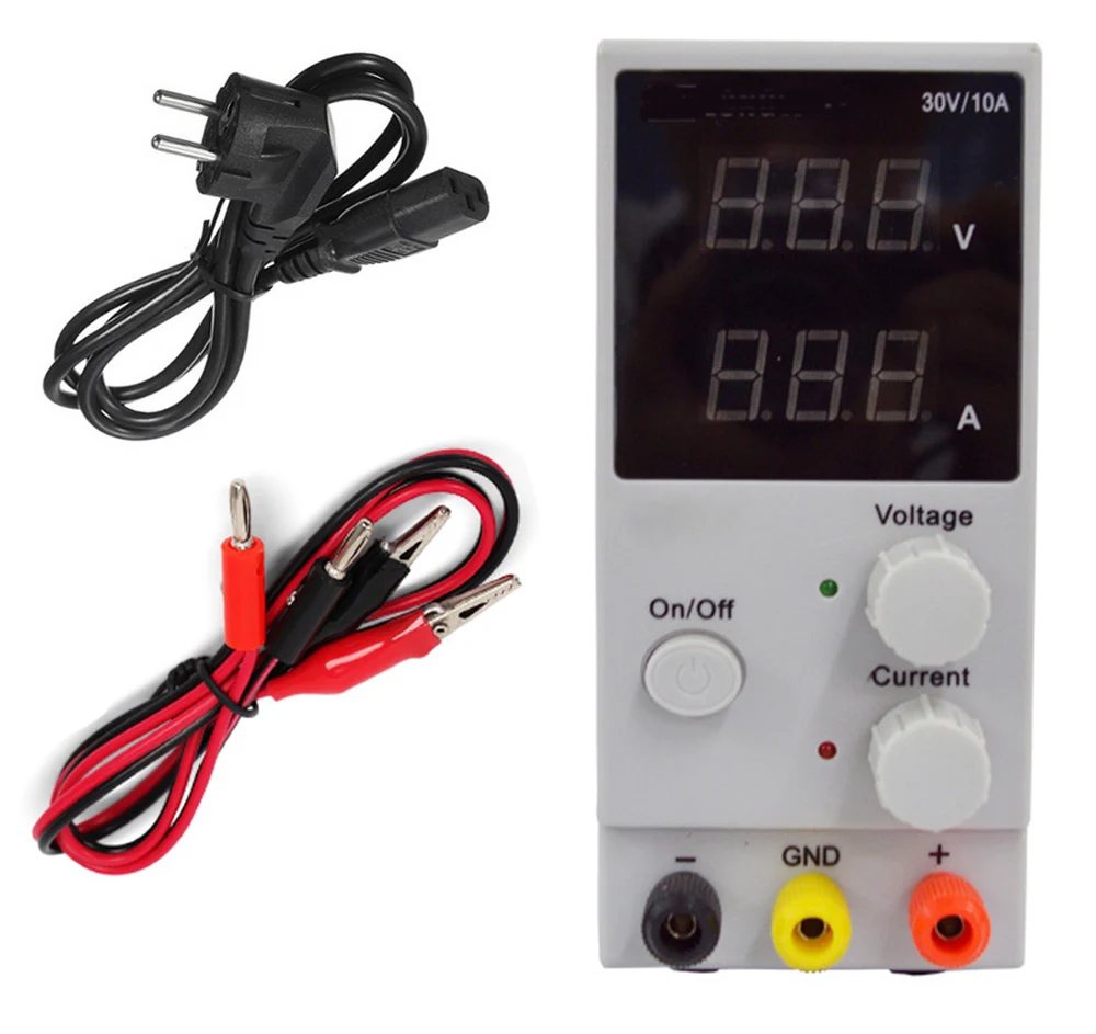 Светодиодный дисплей 30 в 10 А Регулируемый импульсный регулятор постоянного тока