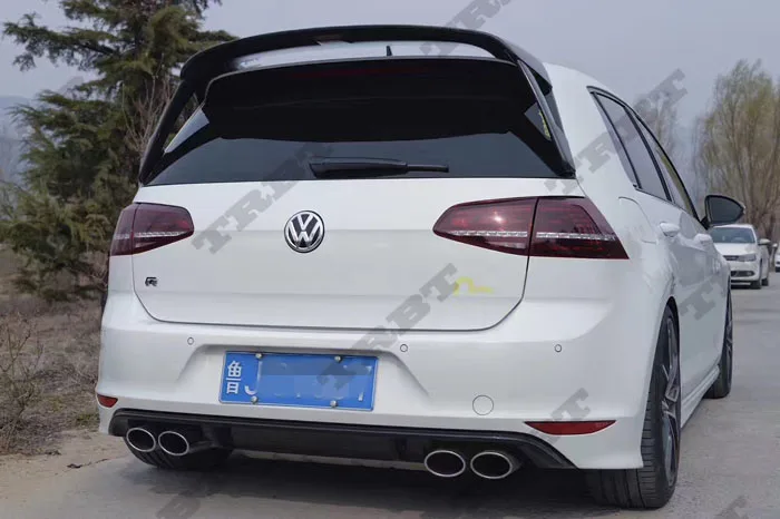 Подходит для Volkswagen Гольф 7 GTI углеродного волокна задний спойлер заднее крыло