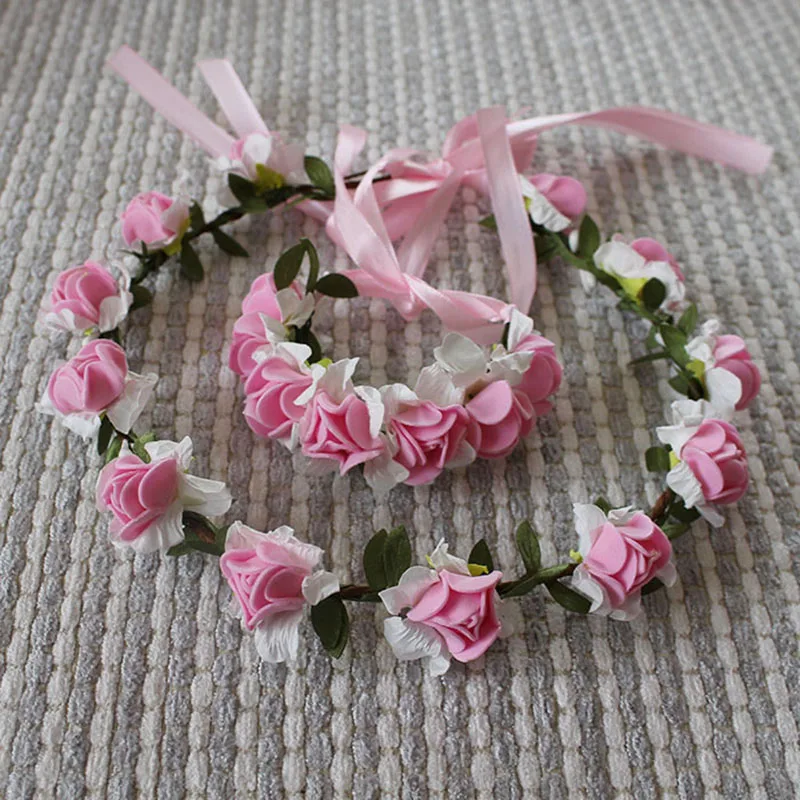 1 компл./лот Свадебные декоративные цветы искусственные повязки на голову