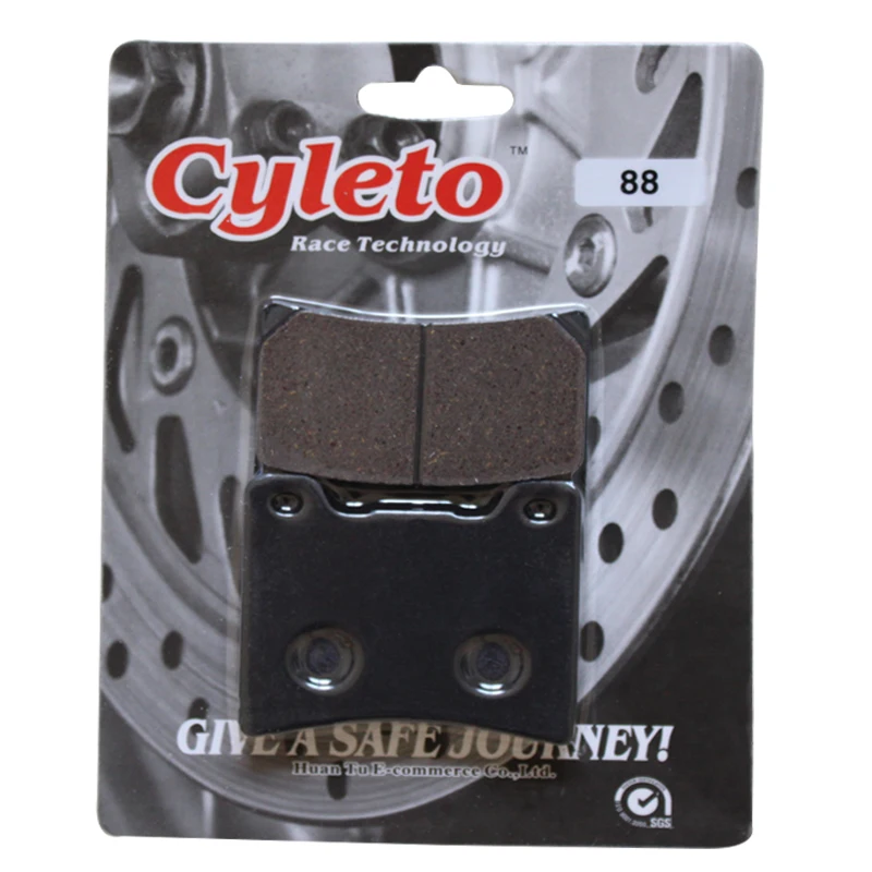 Задние тормозные колодки Cyleto для мотоцикла YAMAHA RZ 350 RZ350 84-85 XJ 400 Seca 1993 FZR600 FZR 600 90-00