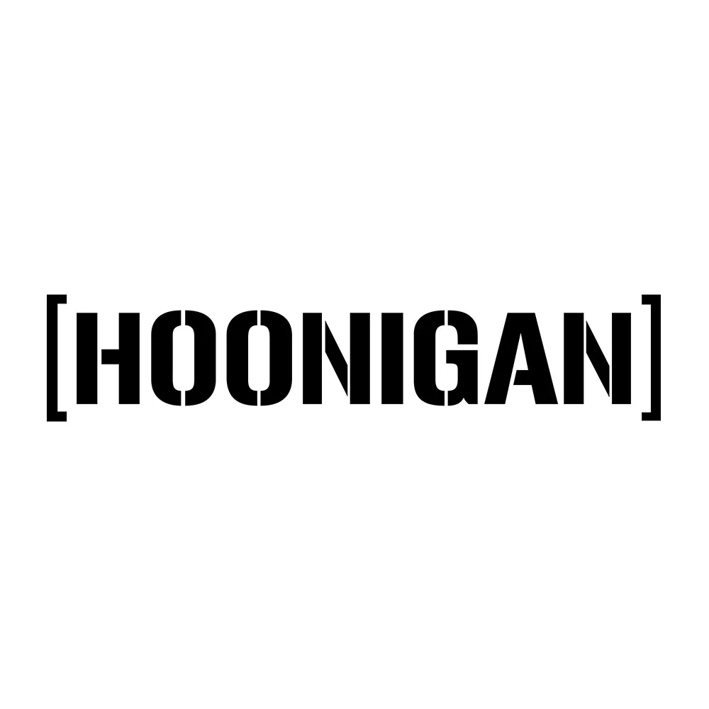 black Наклейки и наклейки на автомобиль Hoonigan, наклейки на бампер для автомобиля, наклейки на бампер для автомобиля, наклейки на дверь, на окно, виниловые наклейки для автомобиля - Название цвета: black