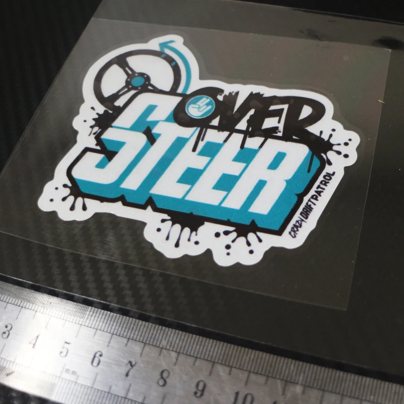 

1PCS CAR Styling Sticker Decals for drift JDM steer over Reflective sticker