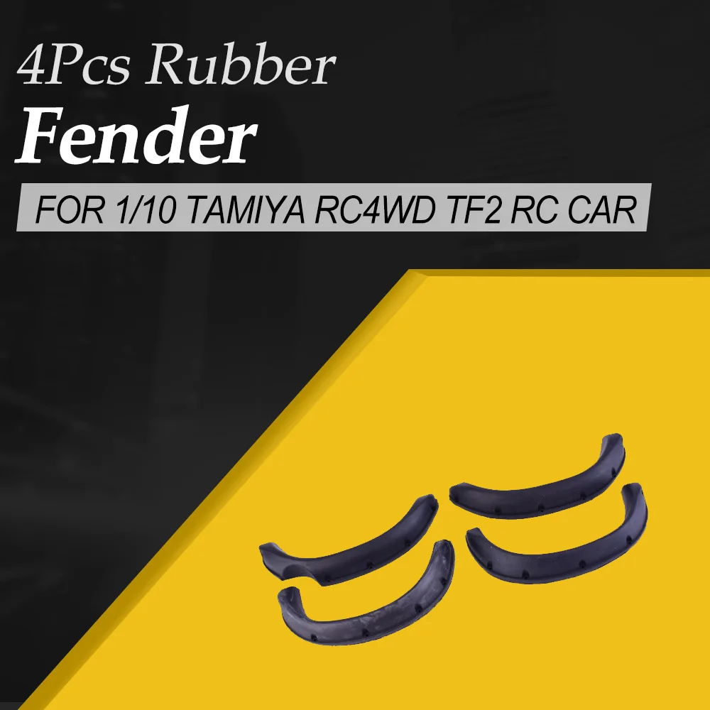 4 шт. резиновые Мягкие накладки на крыло для радиоуправляемого автомобиля