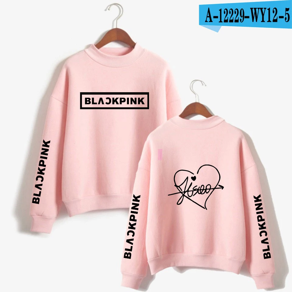 pink Хип-хоп Черный Розовый harajuku водолазка толстовки Kpop Женская одежда оверсайз Bangtan Одежда для мальчиков новое поступление - Цвет: pink