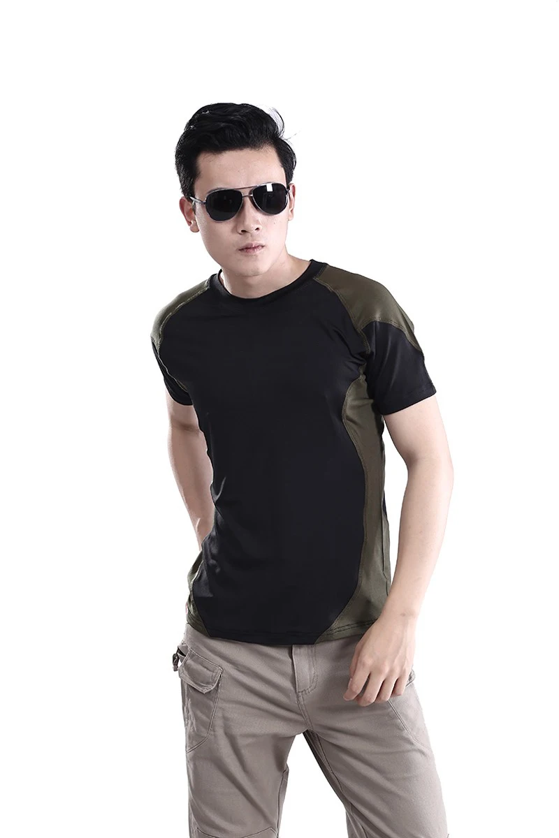 Армейская футболка летняя мужская Спортивная Футболка esdy с коротким рукавом и